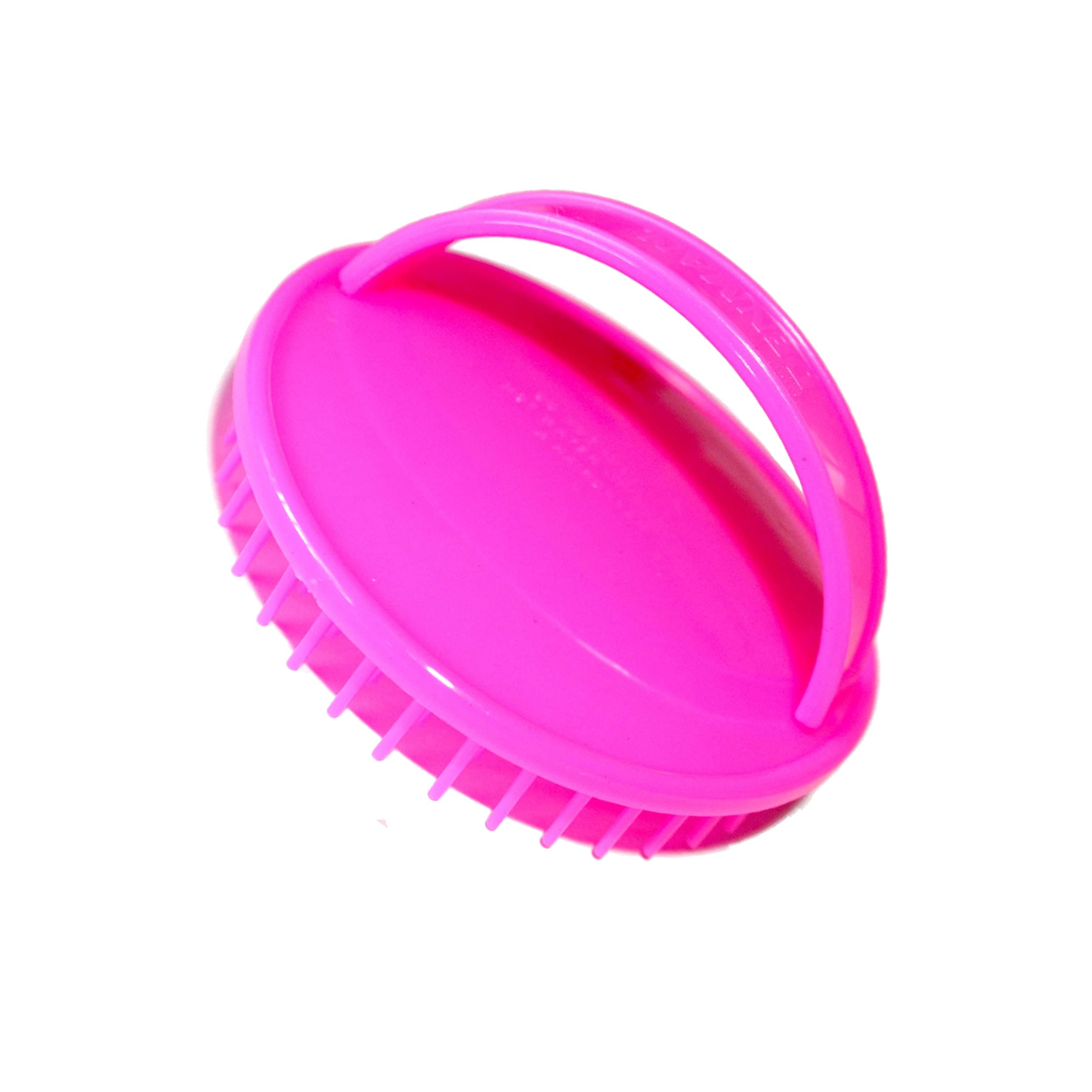 (Pink) Scalp Massager and Detangling Hair Brush for Thick or Thin Hair, Curly or Straight Hair - use in the Shower or Bath - Head and Beard Scrubber - For Women and Men, D6