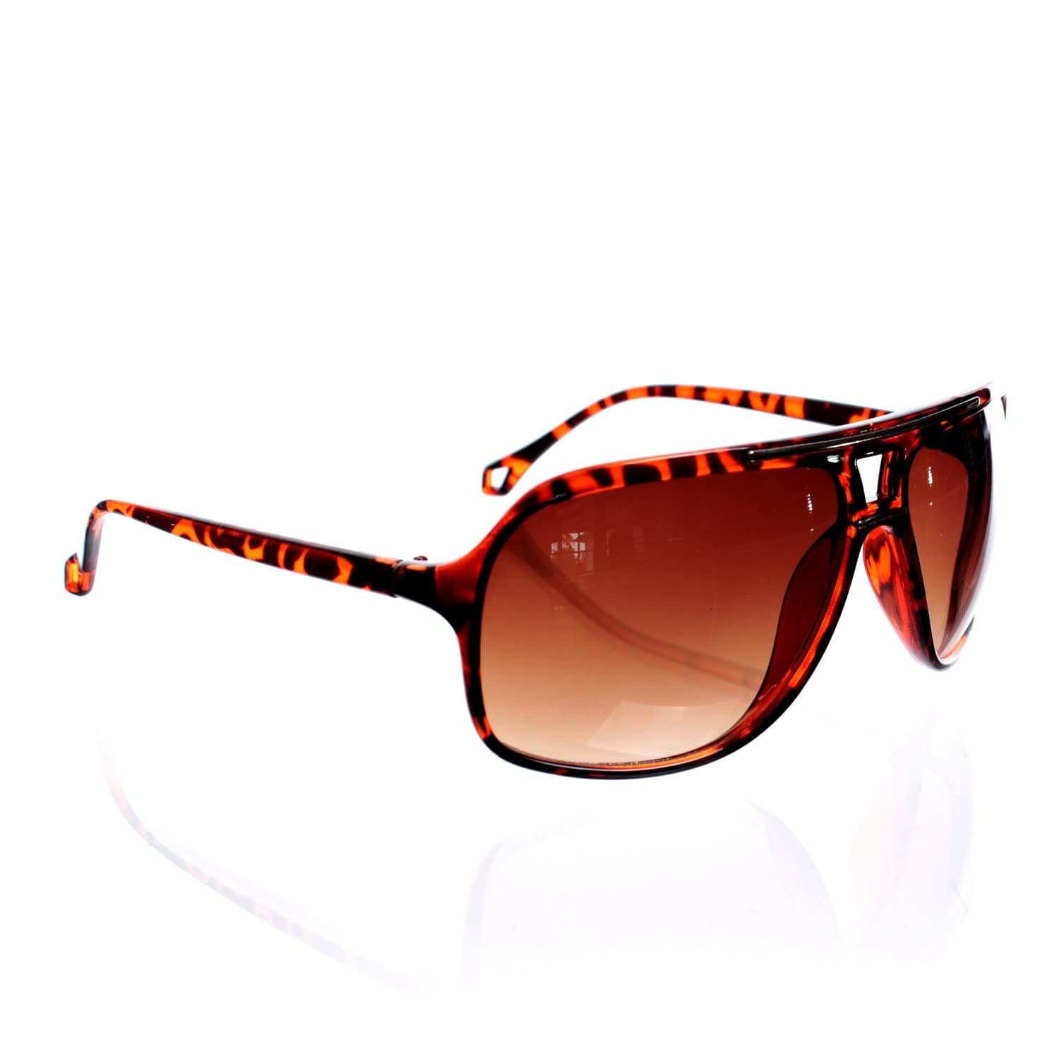 Scarface Tony Montana Brown Tortoise Aviator Sunglasses