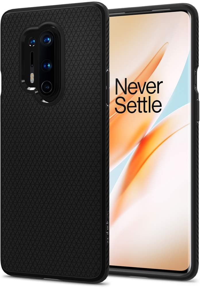 Spigen Liquid Air for OnePlus 8 Pro Case, OnePlus 8 Pro Back Cover - TPU|Matte Black