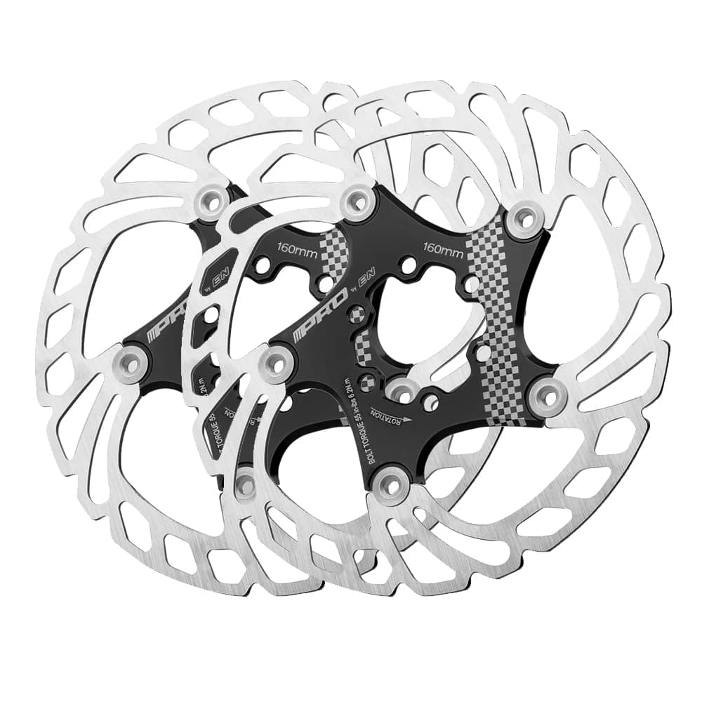 Bibike 2 Pcs Tektro 160mm/180mm/203mm Disc Brake Rotors with Bolts