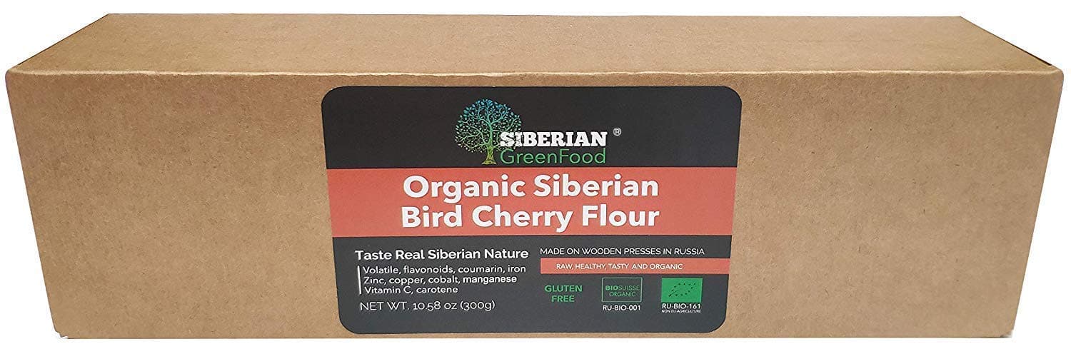 Bird Cherry Powder (Flour), Gluten free, 300gr/10.58oz by Siberian Green Food