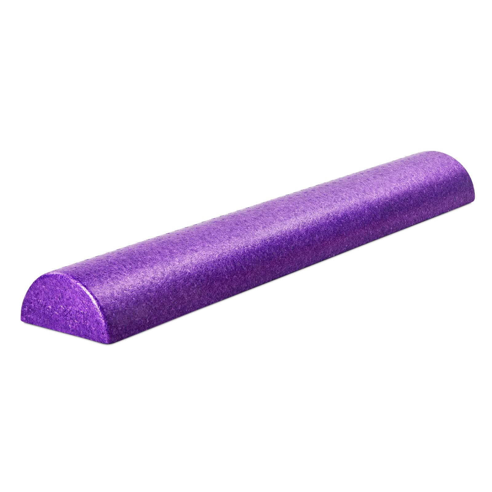 Half Foam Roller EPP Support Pain Relieved, Physical Therapy, Back, Leg and Muscle Restoration (36 inch - Purple)