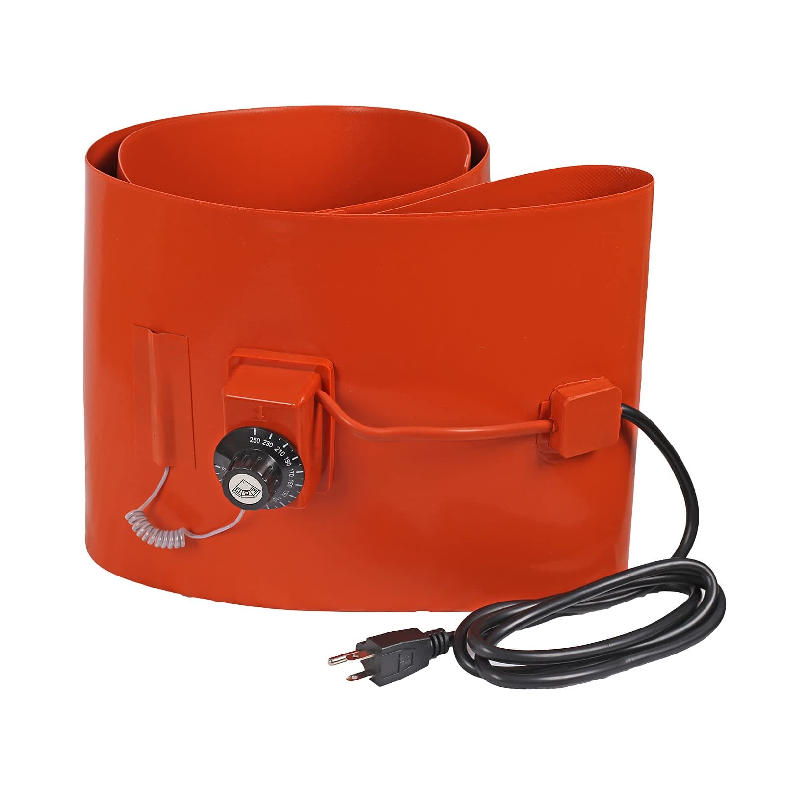 Drum Heater Pail Barrel-Band - 55 Gallon Barrel Silicone Heat Pad Warmer 10x70in 120V 1200W 150°C