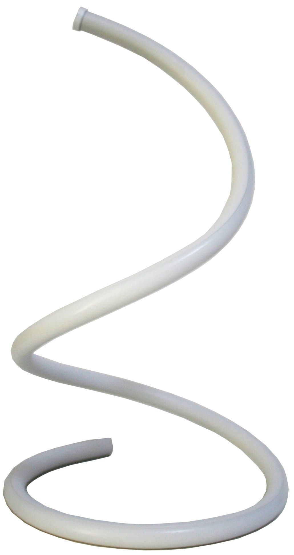 SkyeyArc Spiral LED Table Lamp, Curved LED Desk Lamp, Contemporary Minimalist Lighting Design, Cool White Light, Stepless Dimmable Light, 13W, White