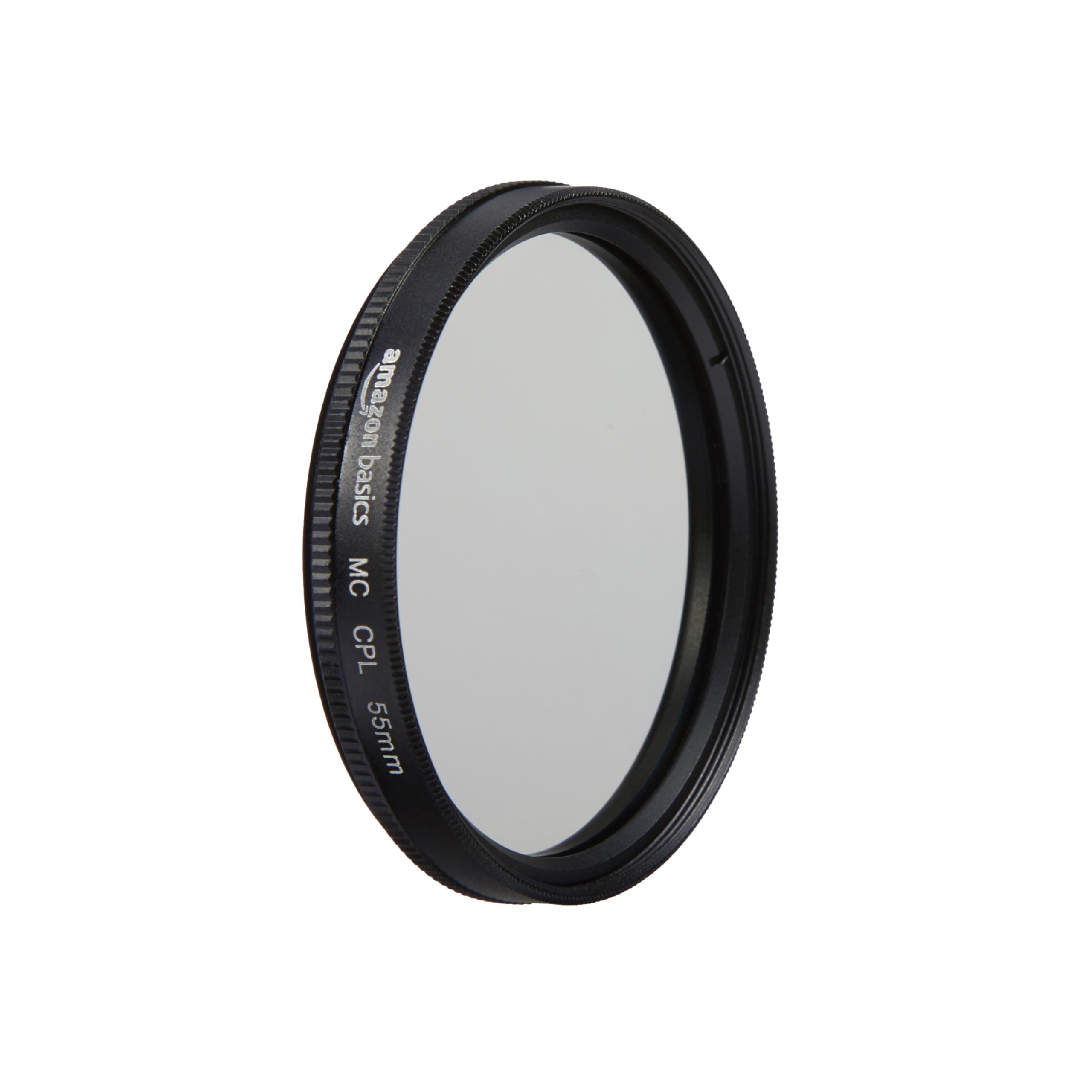Amazon Basics Circular Polarizer 16 Multi-Layer Coatings Camera Lens Filter with 360° Rotatable Frame - 55 mm
