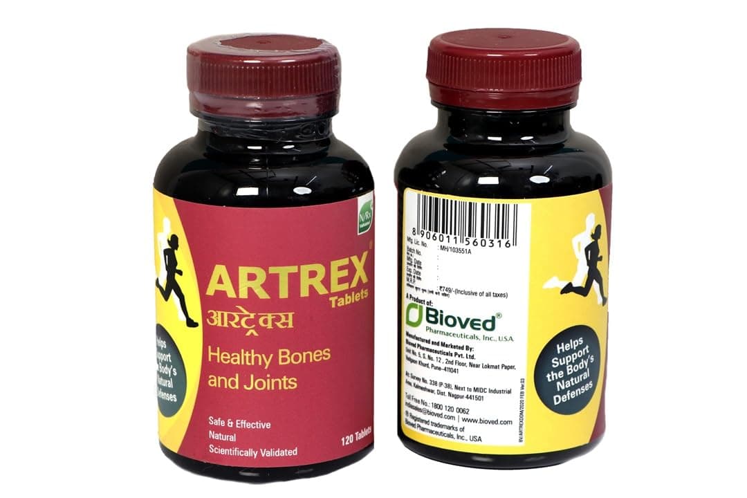 - 'ARTREX Joint Support and Health Formula is a 1 Month Supply of Natural Ingredients Proven to be Effective Against Aching Bones and Joints Including Neck, Back, Knee and Other Joint Irritation Areas'