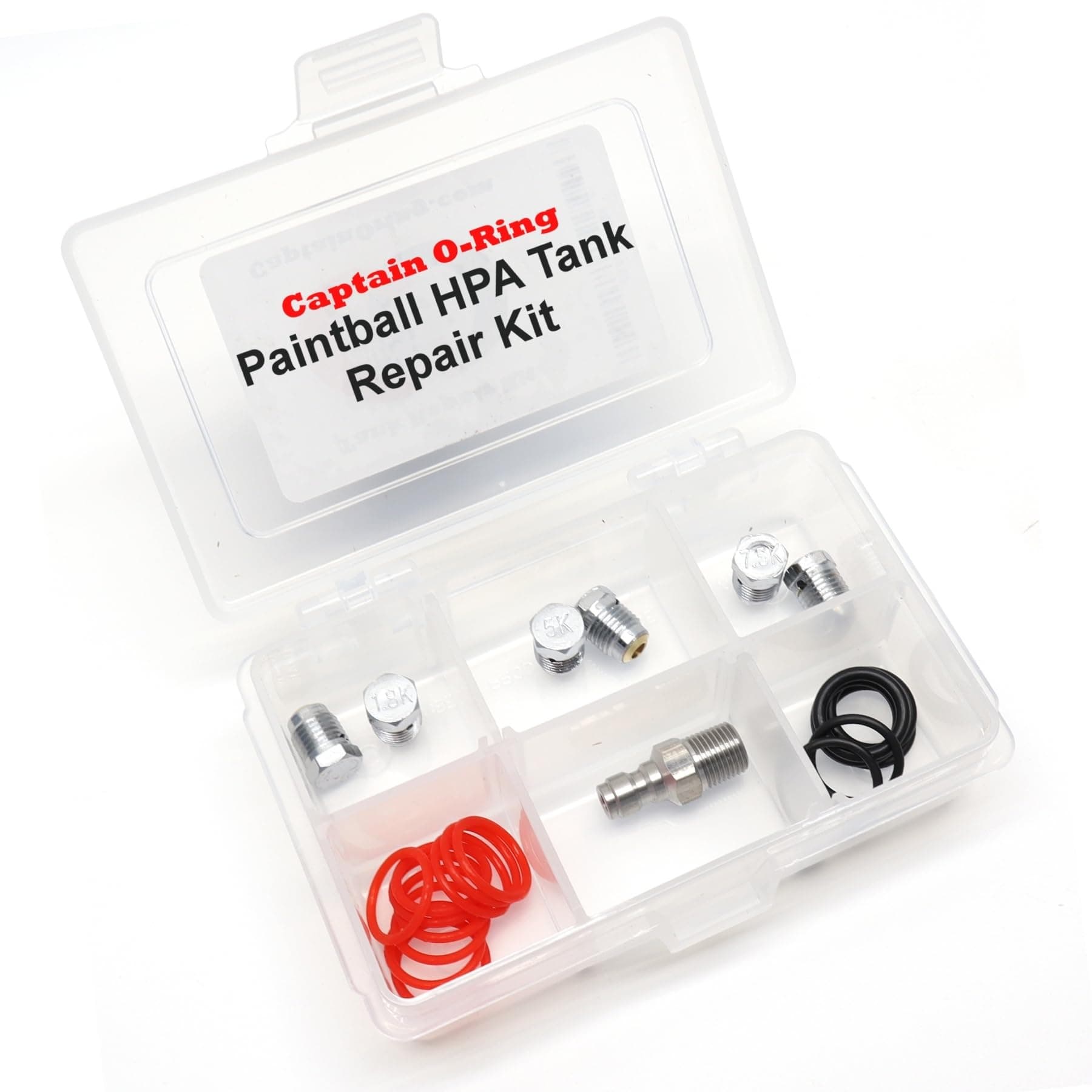 Captain O-Ring Paintball Tank Repair Kit (Burst Disks, Fill Nipple, Tank O-Rings, etc)