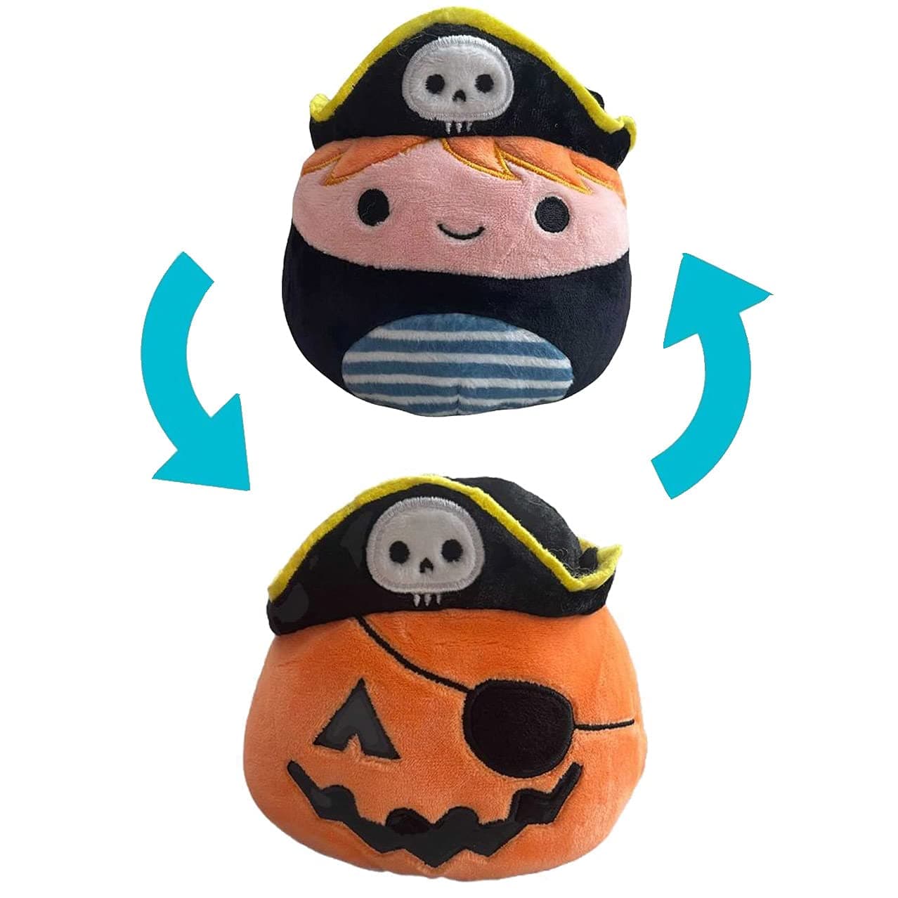 Squishmallows Official Kellytoy Flip a Mallow 5 inch Soft Squishy Stuffed Animal (Petey/Paxton)