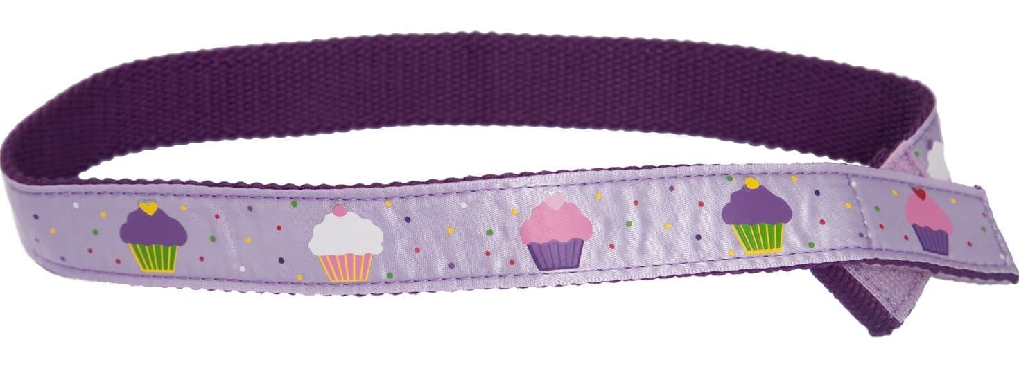Myself Belts - Girls' Easy Belts for Kids and Toddlers (Cupcake, 2T)