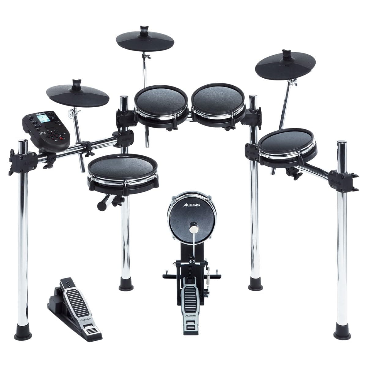 Drums Surge Mesh Electric Drum Kit - Electronic Drum Set With Usb Midi Connectivity, Dual Zone Mesh Pads, Drum Sticks, 40 Kits And 385 Sounds