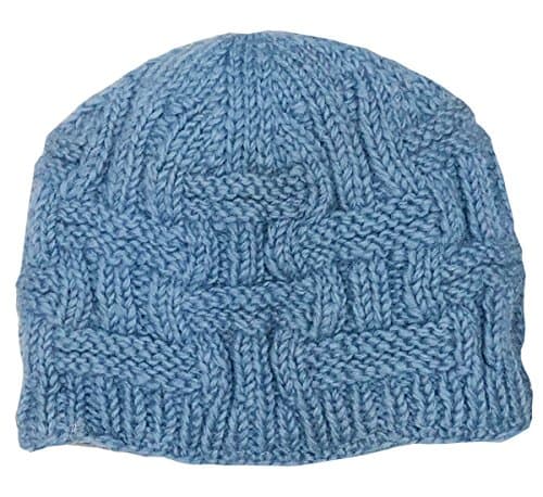 SIJJL Blue vh Ribbed Beanie