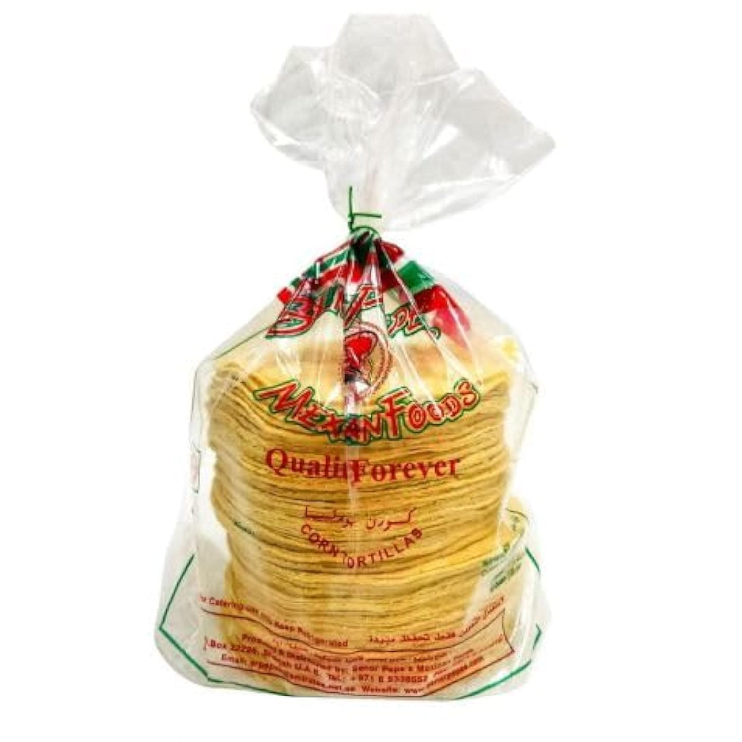 SENOR PEPE'S CORN TORTILLA 6" 10GM 10 DOZ