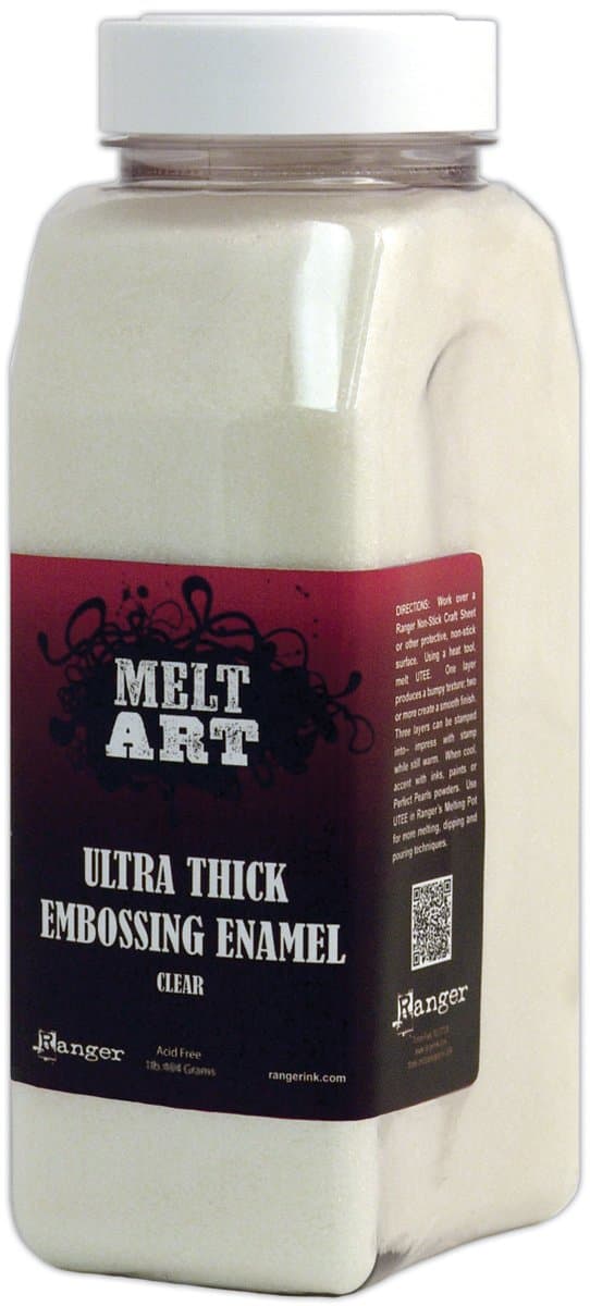 Melt Art 1-Piece 1 lb Ultra Thick Embossing Enamel, Clear