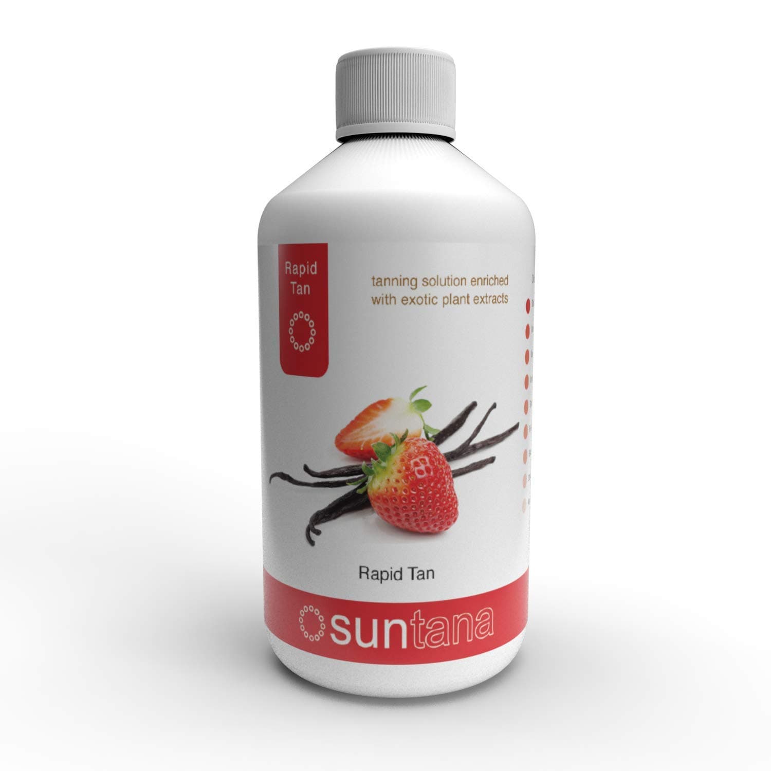 Suntana Rapid Fast Tan - Strawberry Vanilla Fragranced Spray Tan - 250ml