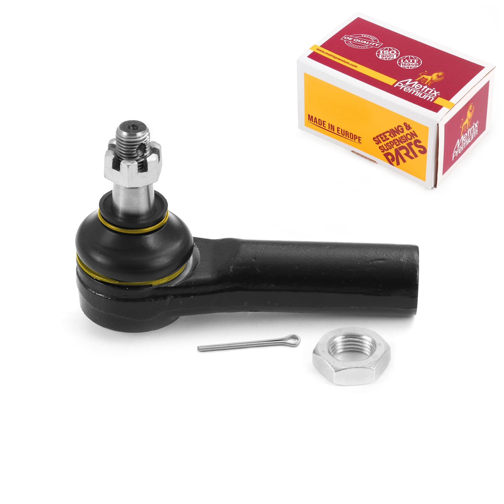 Metrix Premium Chassis Parts - Front Outer Tie Rod End Fits 01-09 Ford Escape, 01-06 Mazda Tribute, 08-09 Tribute, 05-09 Mercury Mariner, Replacement ES3631, Made in Europe