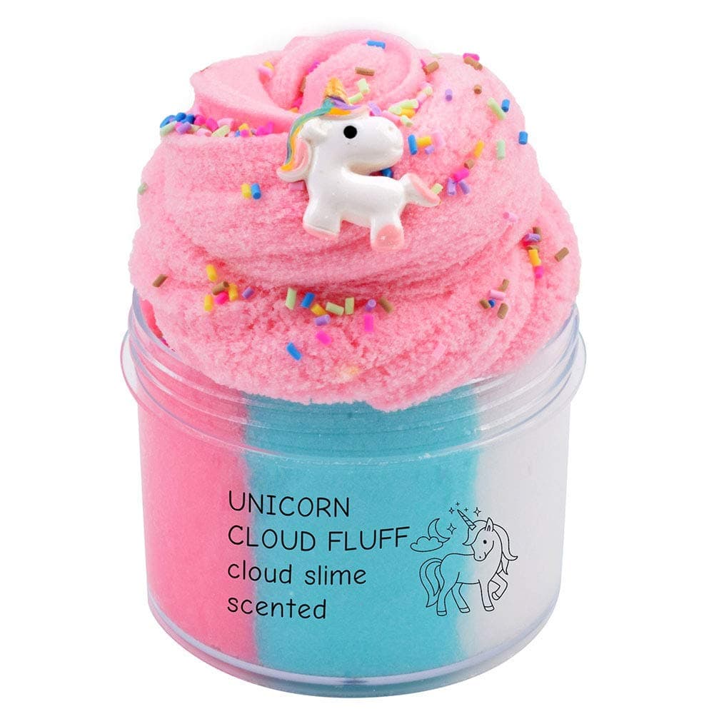 Fairy Putty Unicorn Cloud Slime, Floam Slime Stress Relief Toy Scented Sludge Toy for Kids and Adults 200ML (8oz)