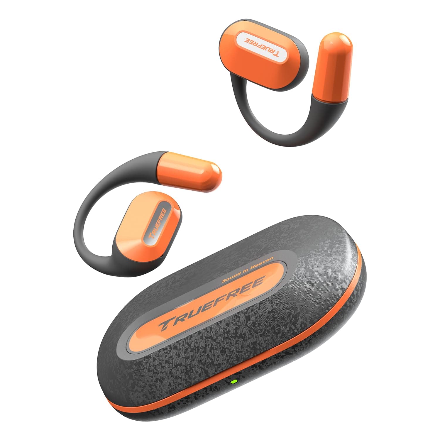 O2 Open-Ear Headphones, Air Conduction Bluetooth 5.3 Wireless Earbuds, 22 Hours of Playtime, Four Mics Clear Calls, 15mm Enhanced Bass, Multipoint Connection, App Control, Commute, Workout