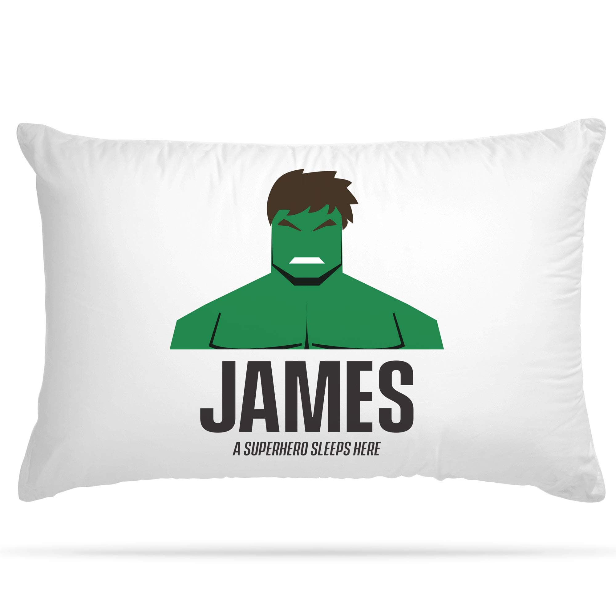 Personalised Pillow Case 15 Different Superhero Any Name Print Gift for Kids Bedroom Decoration Boys and Girls (HLK)