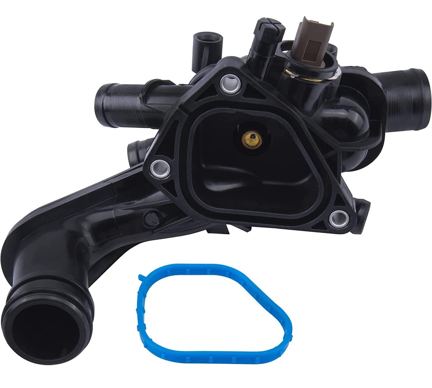 EVIL ENERGY Thermostat Housing Assembly, 11537534521, Compatible with 2007-2013 Mini Cooper 2011-2013 Mini Cooper Countryman 2015-2016 Mini Cooper Paceman 1.6L