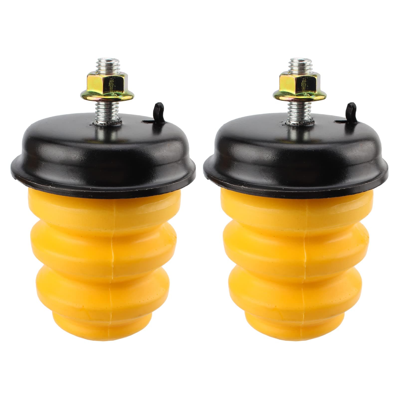 AUTOKAY 523-049 リアフレームリーフスプリングバンパーバンプストップ シボレーシルバラード1500 HD用 - 2個