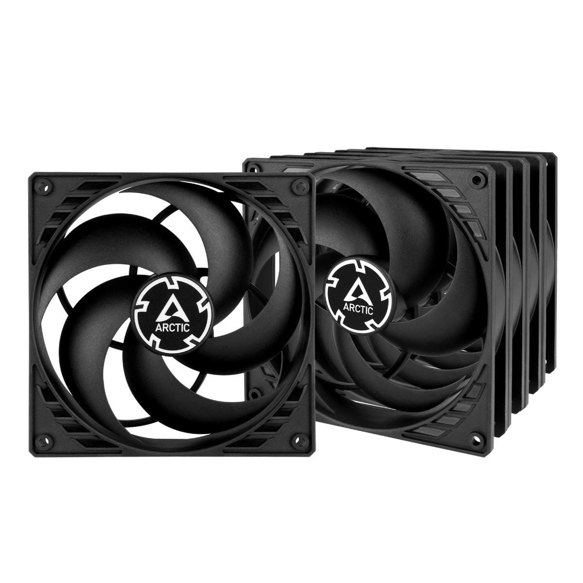 ARCTIC P14 (5 Pack) - PC Fans, 140mm Case Fan, Pressure-optimised, Quiet Motor, Computer, Fan Speed: 1700 RPM - Black