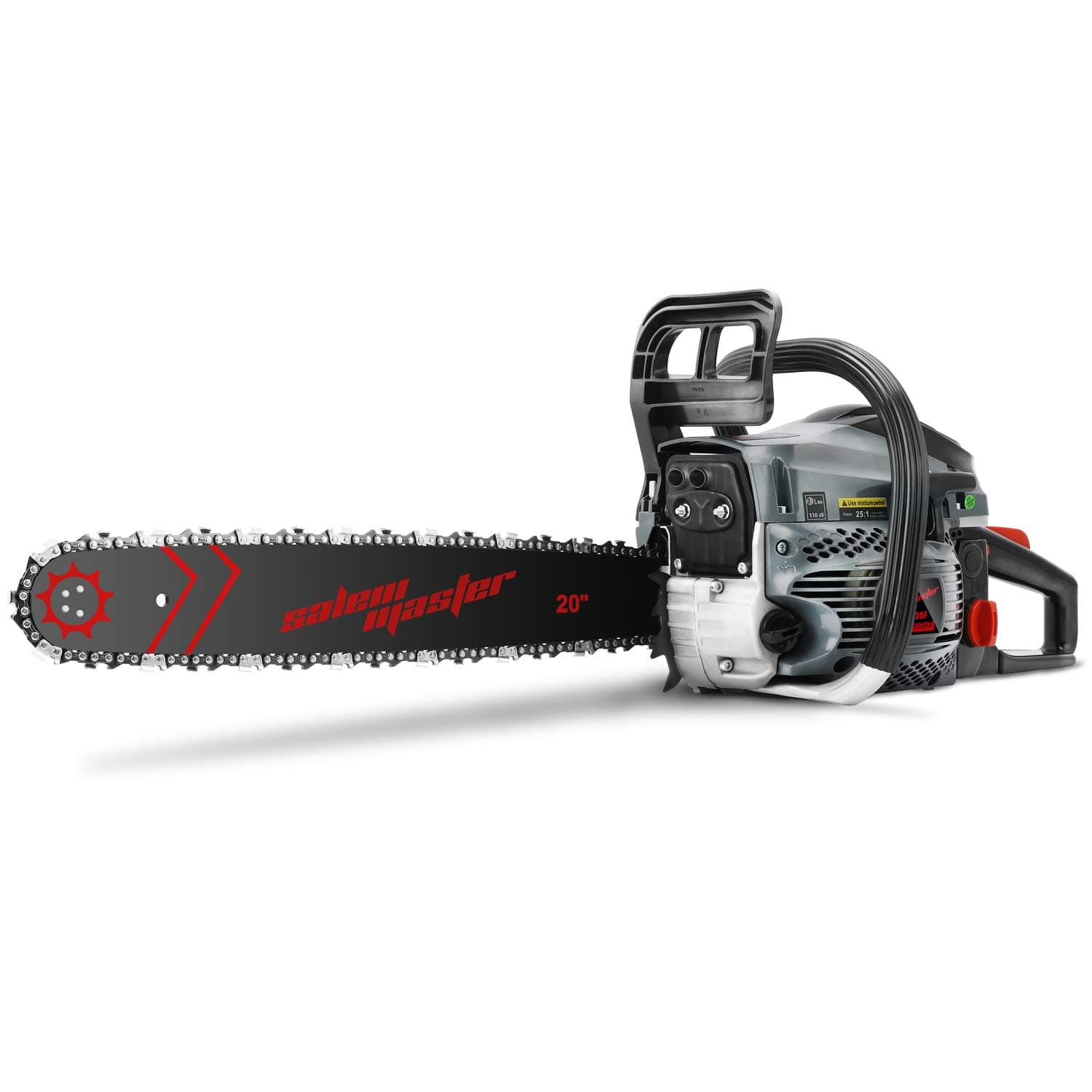 SALEM MASTER 58CC 2-Cycle Gas Powered Chainsaw, 20-Inch Chainsaw, Handheld Cordless Petrol Gasoline Chain Saw for Farm, Garden and Ranch