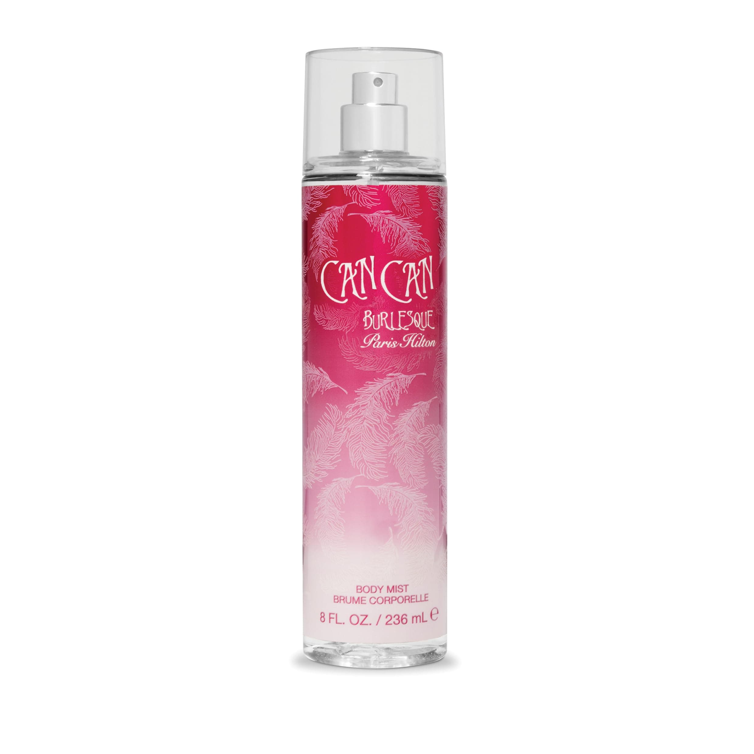 Paris Hilton Can Can Burlesque Body Mist Fragrance for Women | Playful and Flirtatious | Fruity and Floral Scent With Notes of Clementine, Nectarine, Cassis, Raspberry, and Wild Orchid | 8 Oz