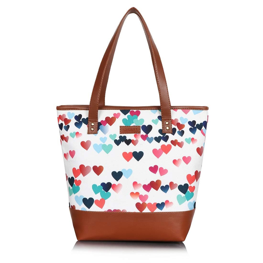 Lychee bagsWomen Canvas Print Blue Tote Bag
