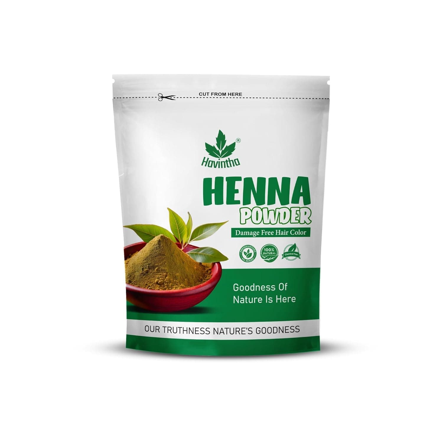 Havintha Natural Lawsonia Inermis Henna Powder for Hair Product (200 g)