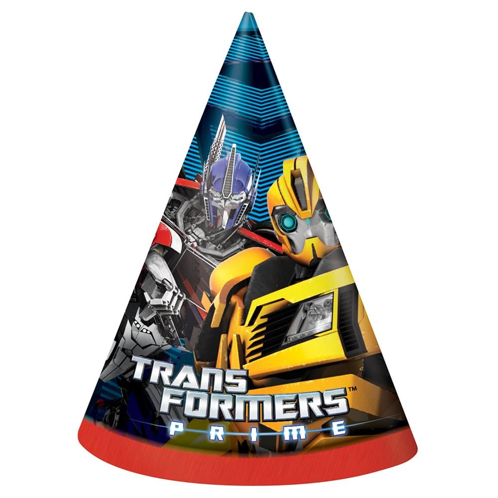 Transformers Party Hats, 8ct