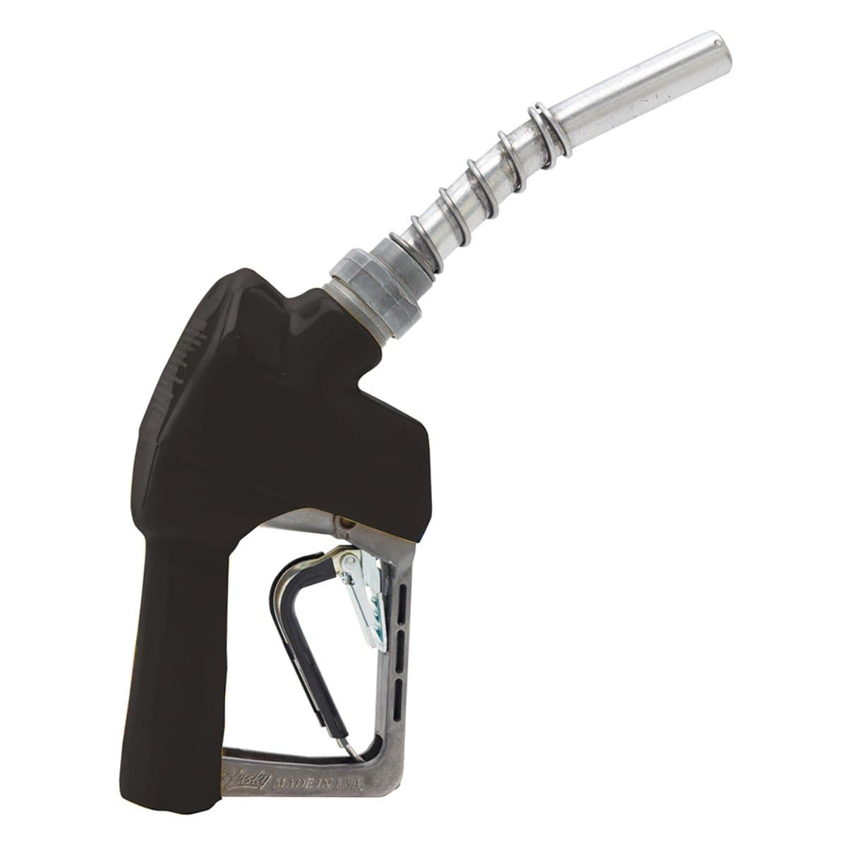 Husky Unleaded Fuel Nozzle, Made in USA, with 3-Notch Hold Open Clip and Full Grip Guard, Model 159404N-04