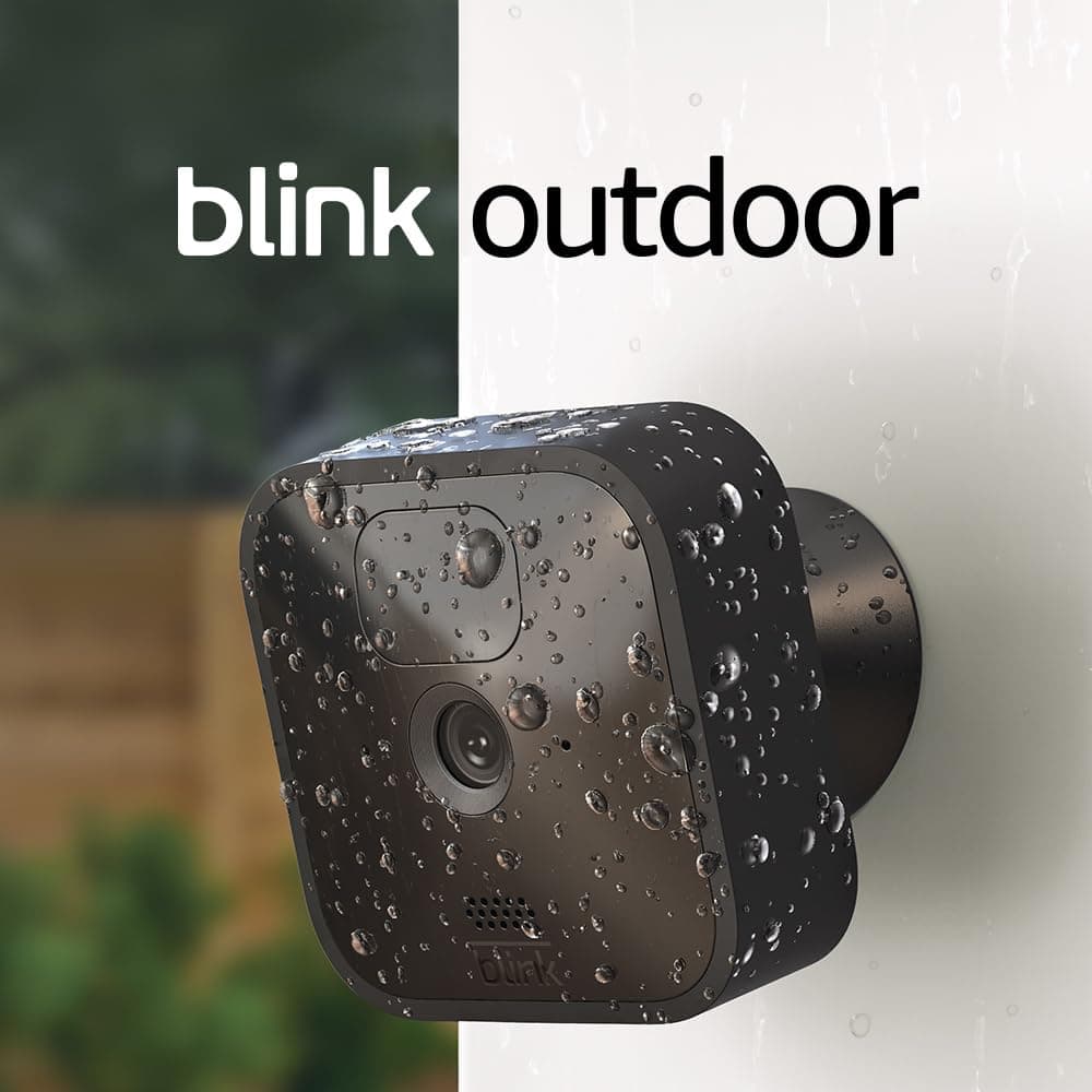 Blink Outdoor with two-year battery life | Wireless HD smart security camera, motion detection, Alexa enabled | 3-Camera System with Sync Module