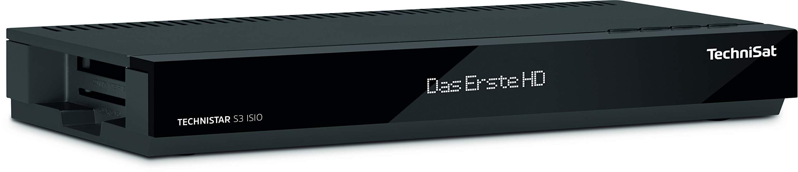 TechniSat Technistar S3 ISIO HD Satellite Receiver (HDTV, Recording Function via USB, LAN, HbbTV, Media Library, DVB-S2, HDMI, Scart, App Control, CI+ Interface) Black