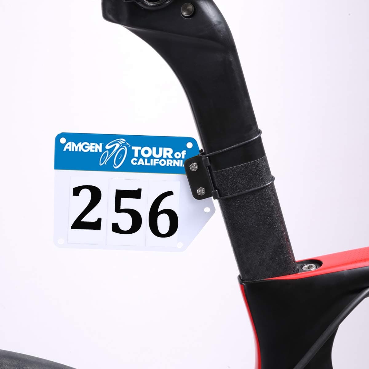 Best Tek Bike Racing Number Plate And Mount, Race Cycling Holder