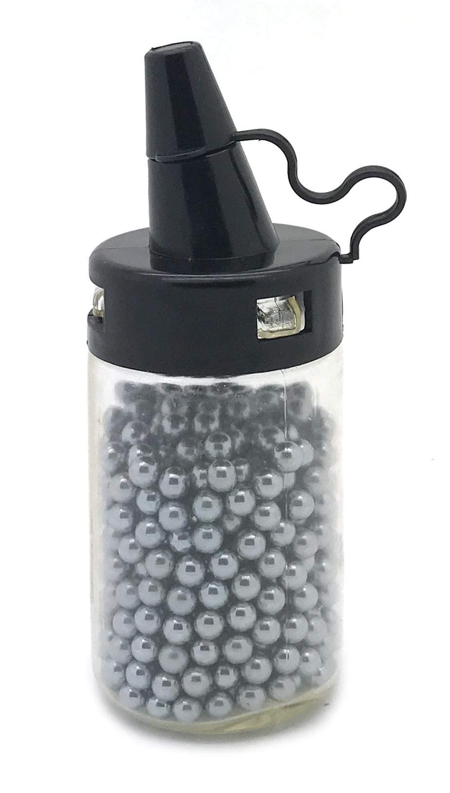 HUNTSMAN Huntex 4.5mm (.177) Air Gun Steel BB's High Accuracy Refill Bottle Sturdy Cap (500 Rounds - Bottle - 0.36g)