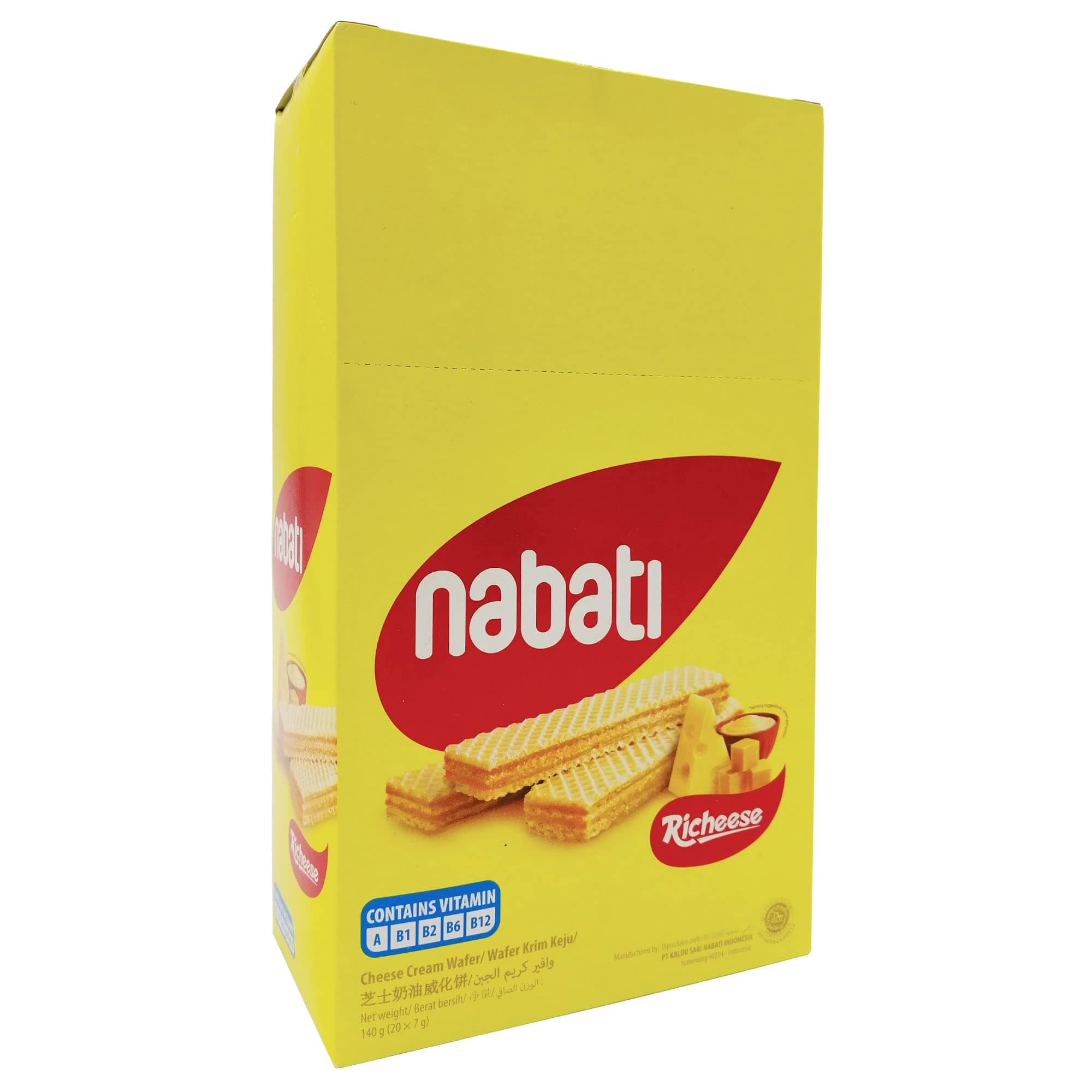 Richeese Nabati Cheese Wafer snacks - 1 Box ( 20 Piece x 7g )