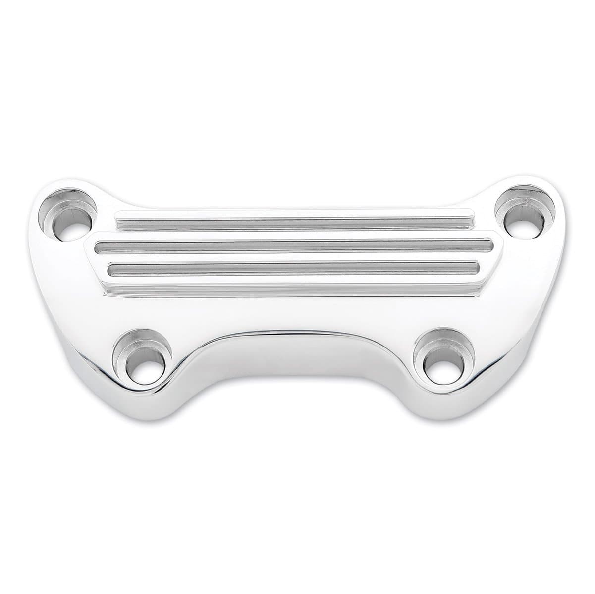 Milwaukee Twins Standard Finned Chrome Handlebar Top Clamp 10-711C