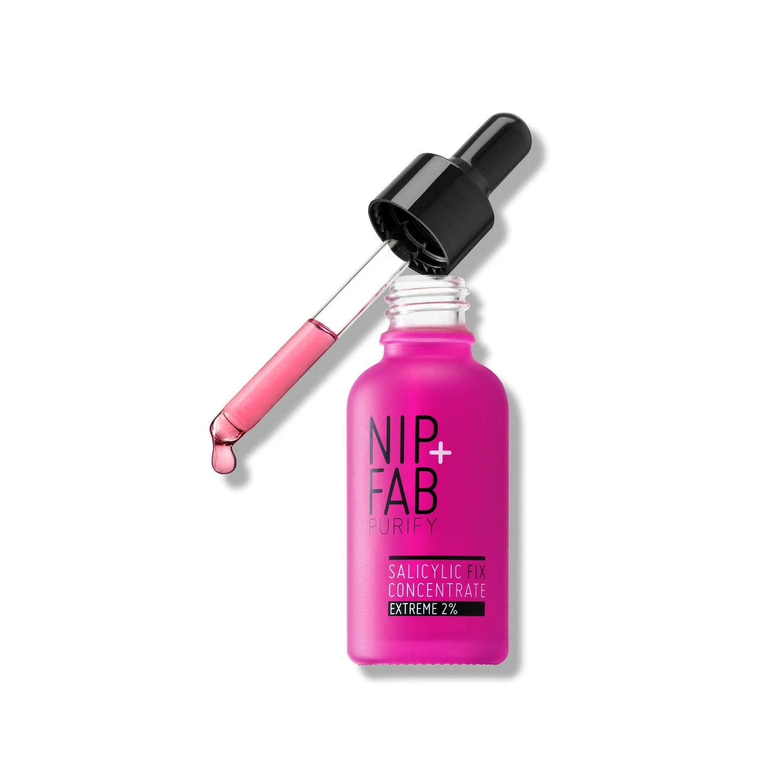 Nip + Fab Salicylic Acid Concentrate Extreme 2% BHA Liquid Drops for Face with Niacinamide Vitamin B3 to Refine and Minimize Pores, Even Skin Tone, Oil Control, 30 ml