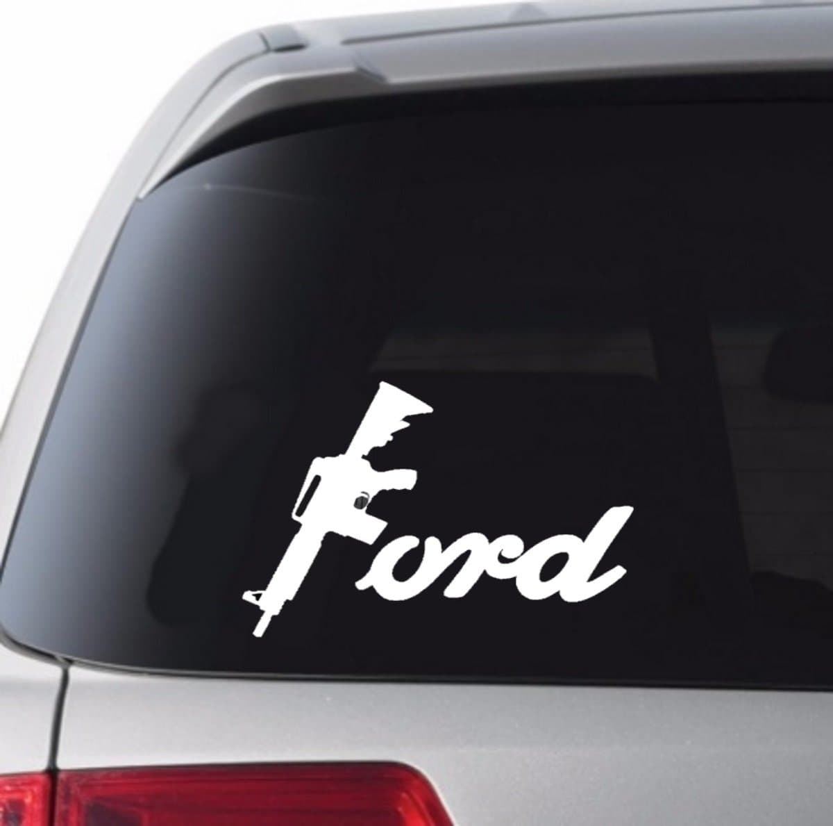 Auto - Sticker - Decal - Ford Gun - for car, Truck, SUV, Window, Glass, Notebook, Skateboard, Laptop, Computer, MacBook, Folder, etc.