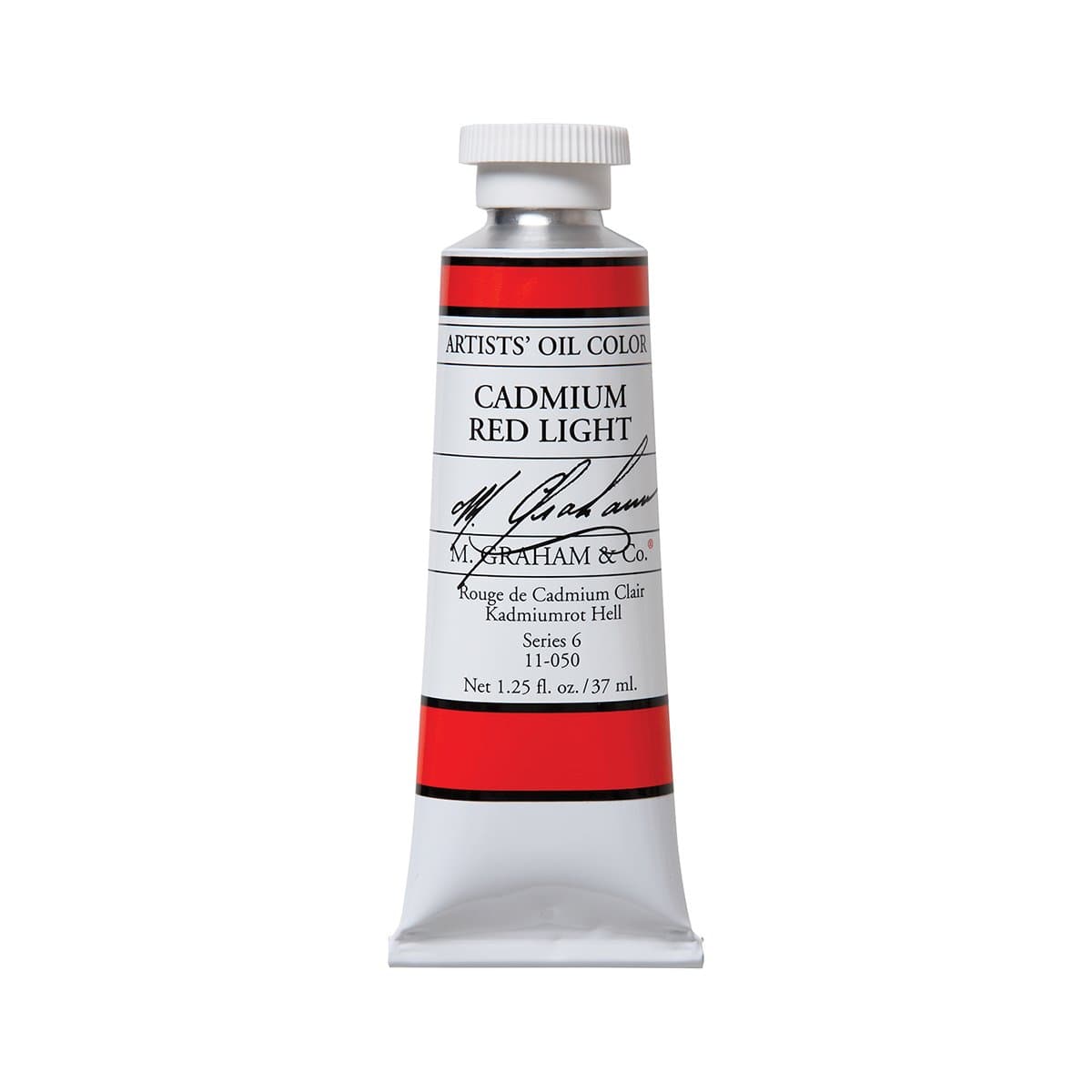 Artist Oil Paint Cadmium Red Light 1.25oz/37ml Tube
