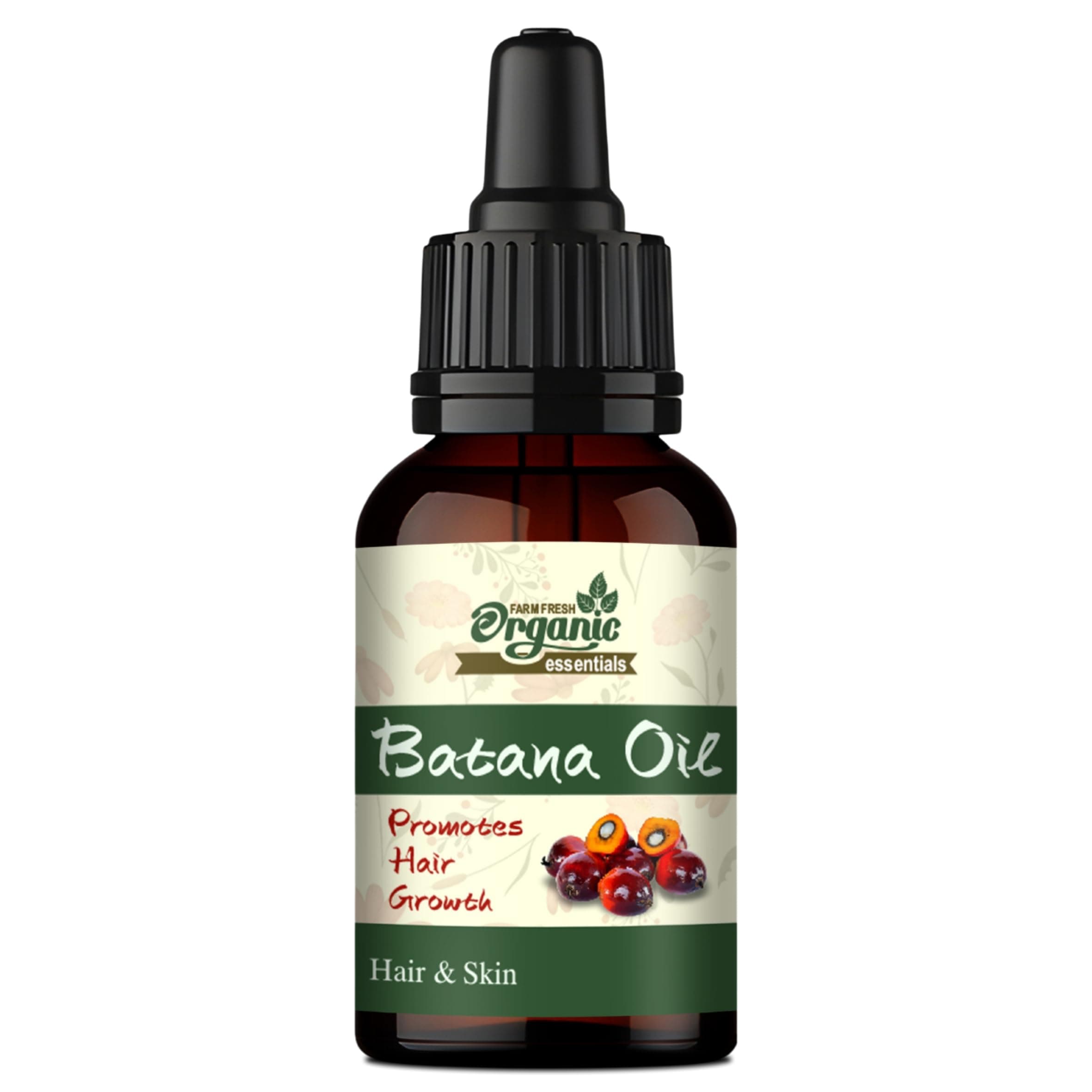 Batana Oil for Hair - Batana Oil Cold Pressed Derived from Palm Nut Oil - Helps Hair Grow Stronger - Hair and Skin Care Oil (Pack of 1, 15 ml)