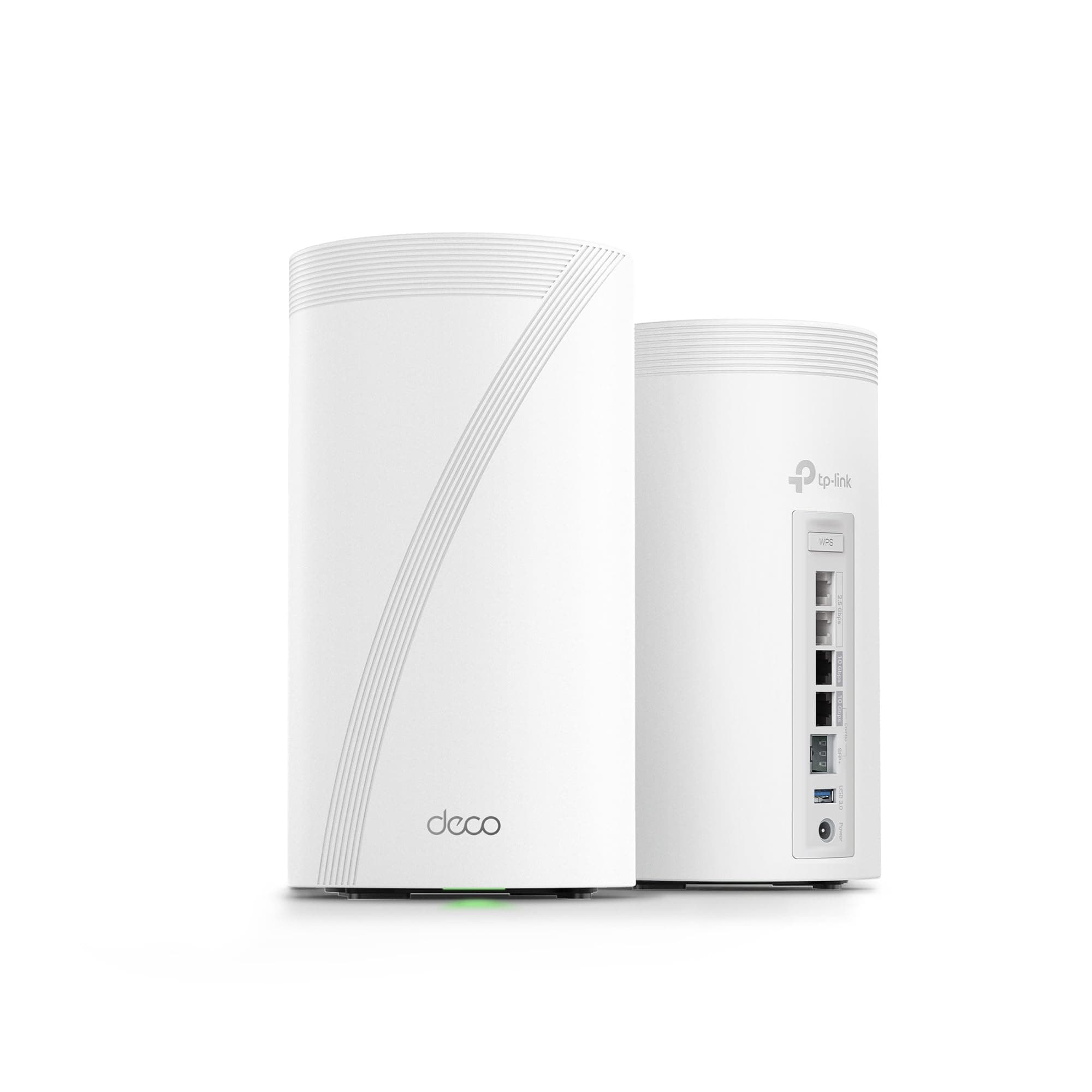 TP-Link Deco 7 Elite BE85 Tri-Band WiFi 7 BE22000 Whole Home Mesh System - 12-Stream 22 Gbps, 2X 10G + 2X 2.5G Ports, Wired Backhaul, 8X High-Gain Antennas, VPN, AI-Roaming, HomeShield (2-Pack)