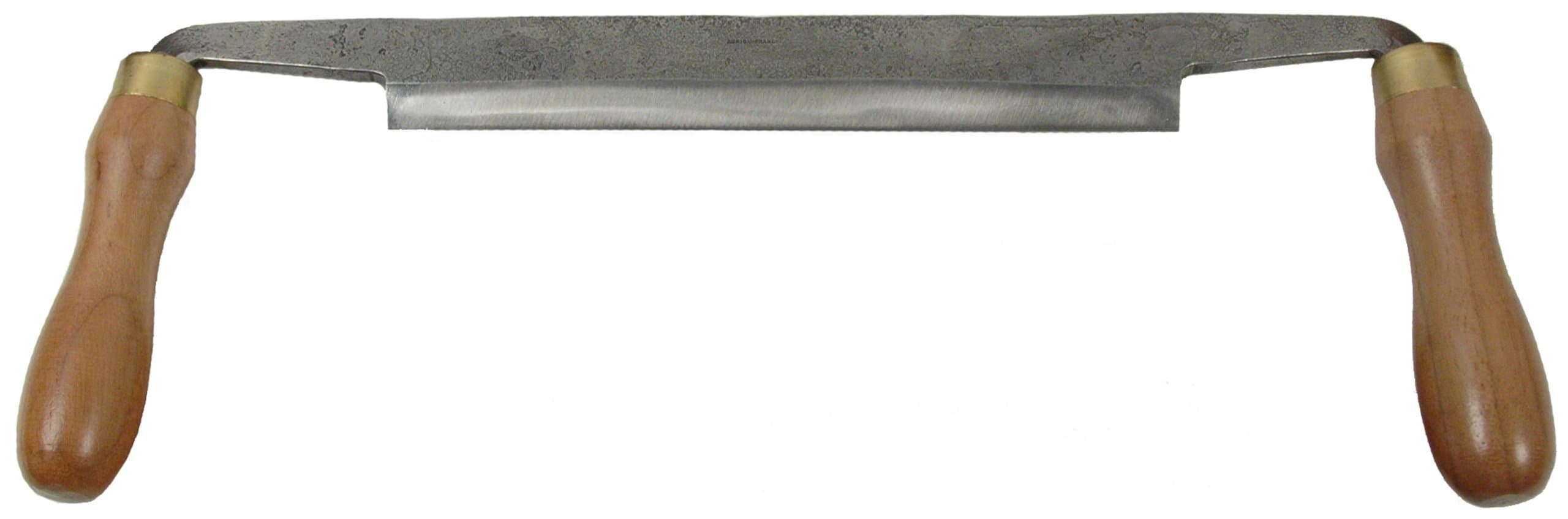 Auriou 9 in. Drawknife with Straight Bevel Flat Blade