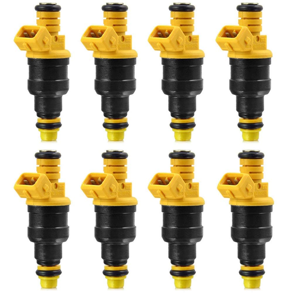 ADP 8Pcs Fuel Injector 280150943, 0280150939, 0280150909 - Fits Ford E250, F150, F250, F350, E350, Mustang, Lincoln and Mercury 4.6L, 5.0L, 5.4L, 5.8L Vehicles - Year 1992-2004