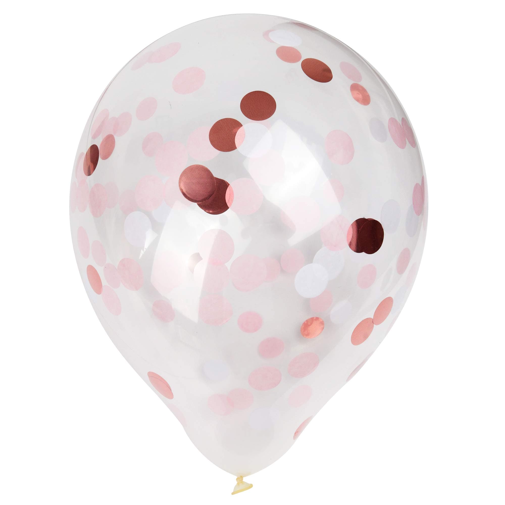 partyrise 15pcs 12" Confetti Balloon, Filled with Baby Pink, Rose Gold & White Confetti, Baby Pink Balloons, Light Pink Balloons, Pale Pink Balloons, Pink Confetti Balloon, Pink Confetti Balloons