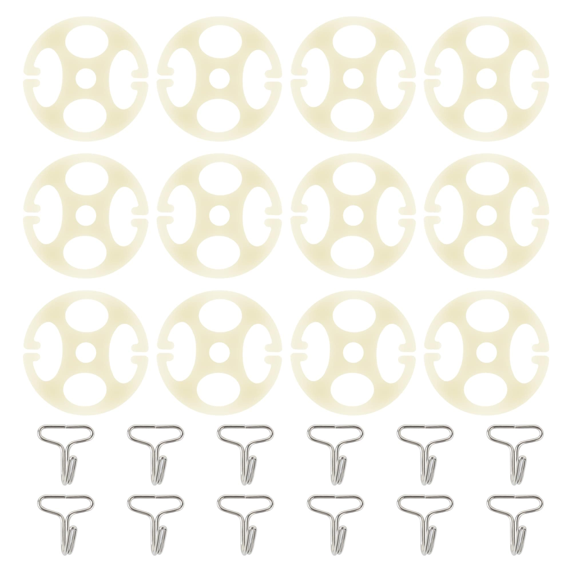 Aokdom12PCS Car Seat Cover Plum Clips with Metal Hooks,Anti-Slip Car Seat Locking Clip for Fixing Seat Covers,Universal Automotive Seat Cover Accessories Fasteners Fits Car Truck SUV RV