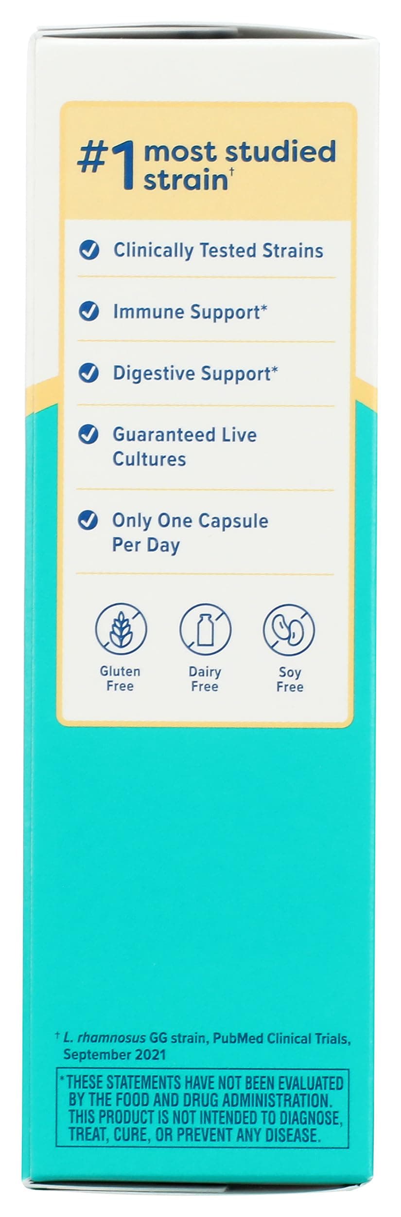 Renew Life Extra Care Go-Pack Probiotic Capsules, Daily Supplement Supports Immune, Digestive and Respiratory Health, L. Rhamnosus GG, Dairy, Soy and gluten-free, 50 Billion CFU, 30 Ct