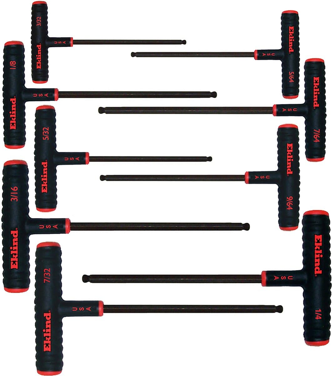 60809 Power-T Handle Ball-Hex Key Allen Wrench, 9 Pieces Set