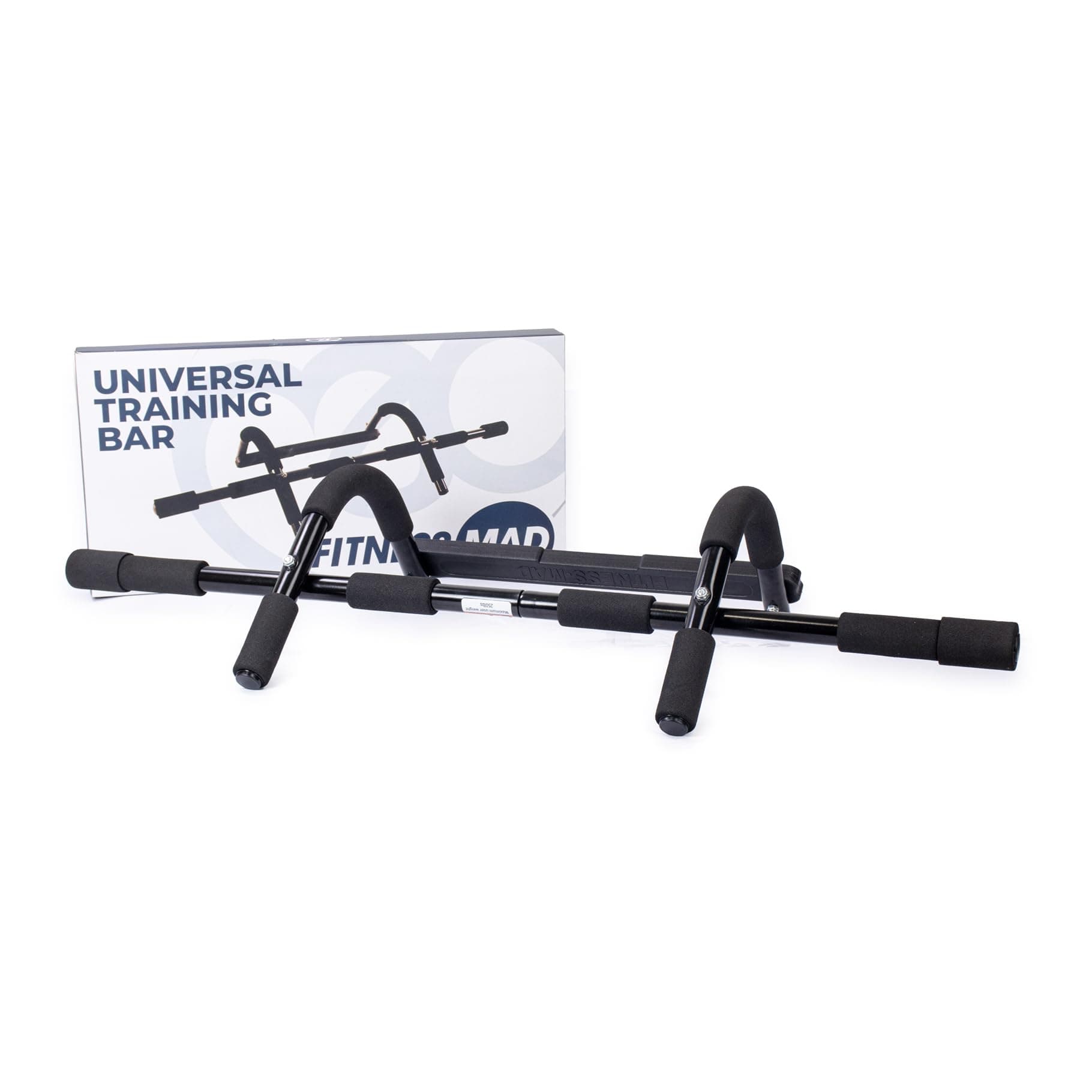 Fitness-Mad Men's Universal Training Pull Up Bar, Black, For For openings between 70 cm And 78 cm