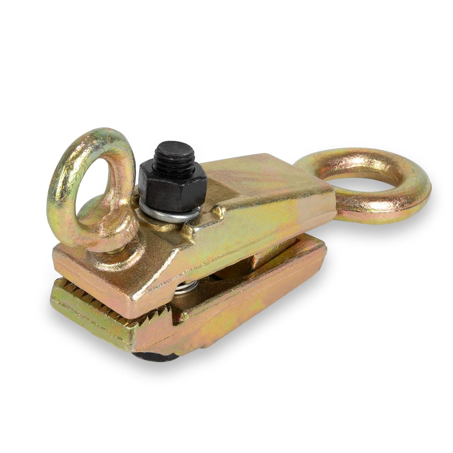 5 Ton 2 Way Auto Body Clamp Frame Pulling Clamp with Self Tightening Grips for Top & Straight Repair Tool Kit